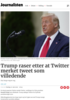 Trump raser etter at Twitter merket tweet som villedende