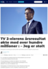 TV 2-eierens årsresultat økte med over hundre millioner: - Jeg er stolt