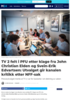 TV 2 felt i PFU etter klage fra John Christian Elden og Svein-Erik Edvartsen: Utvalget gir kanalen kritikk etter NFF-sak