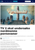 TV 2 skal undersøke nordmenns pornovaner