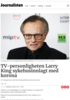 TV-personligheten Larry King sykehusinnlagt med korona