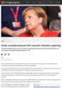 Tyske sosialdemokrater blir værende i Merkels regjering