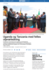 Uganda og Tanzania med felles oljerørledning