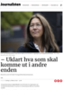 - Uklart hva som skal komme ut i andre enden
