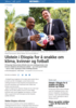 Ulstein i Etiopia for å snakke om klima, kvinner og fotball