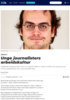 Unge journalisters arbeidskultur
