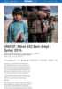 UNICEF: Minst 652 barn drept i Syria i 2016