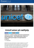 Unicef satser på nødhjelp