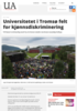 Universitetet i Tromsø felt for kjønnsdiskriminering