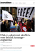 USA er «ekstremt skuffet» over britisk Assange-avgjørelse