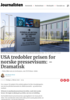 USA tredobler prisen for norske pressevisum: - Dramatisk