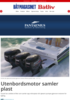 Utenbordsmotor samler plast