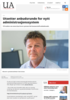 Utsetter anbudsrunde for nytt administrasjonssystem