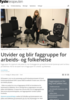 Utvider og blir faggruppe for arbeids- og folkehelse