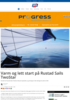 Varm og lett start på Rustad Sails TwoStar
