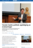 Varsler bedre politisk oppfølging av evalueringer