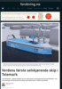 Verdens første selvkjørende skip i Telemark