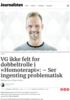 VG ikke felt for dobbeltrolle i «Homoterapi»: - Ser ingenting problematisk