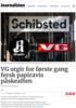 VG utgir for første gang fersk papiravis påskeaften