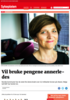 Vil bruke pengene annerledes