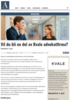 Vil du bli en del av Kvale advokatfirma?