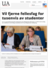 Vil fjerne fellesfag for tusenvis av studenter