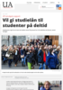 Vil gi studielån til studenter på deltid