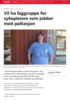 Vil ha faggruppe for sykepleiere som jobber med palliasjon