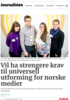 Vil ha strengere krav til universell utforming for norske medier