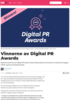 Vinnerne av Digital PR Awards